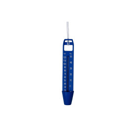 Zwembad thermometer blauw