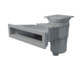 Astralpool breedbek design skimmer - lichtgrijs