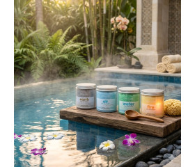 Aquafinesse luxe geur badzout voor spa en hottubs (4 in 1)