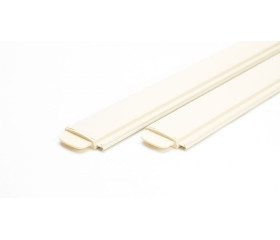 Starline Roldeck PVC lamellen crème wit per m2