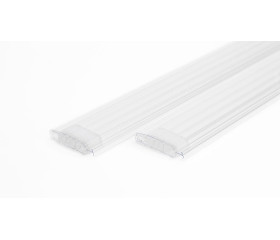 Starline Roldeck POLYCARBONAAT pc60 lamellen crystal clear per m2