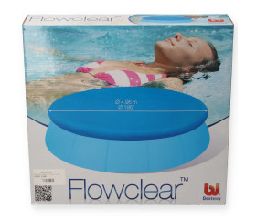 Bestway flowclear afdekzeil 4,57m rond (4,95m zeilmaat)