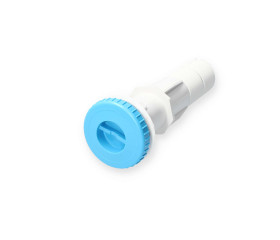 Aquareva muurdoorvoer stofzuigeraansluiting - blauw