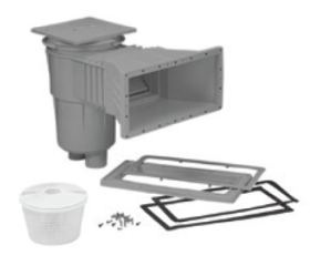 Astralpool 17,5L breedbek Skimmer grijs