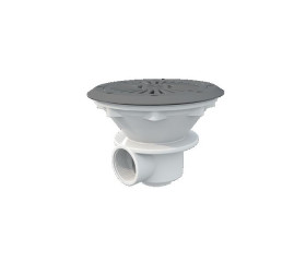 Zwembad bodemput 270mm grijs