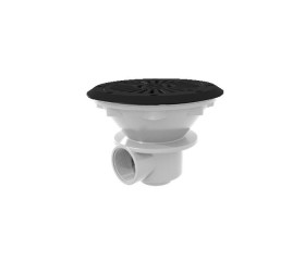 Zwembad bodemput 270mm antraciet