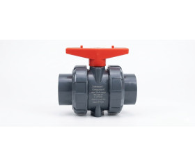 PVC Kogelkraan 50mm – Dubbele Wartel voor Zwembad & Vijver
