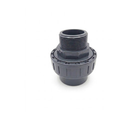 PVC 3/3 Koppeling 63mm (Lijmmof) Driedelige Koppeling met schroef 2''