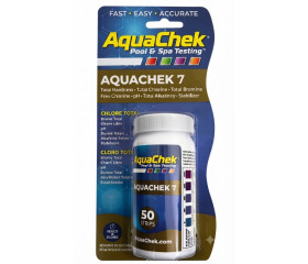Aquachek 7in1 zwembad teststrips 50 stuks