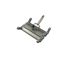 Aluminium bodemzuiger met wielen 35cm