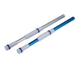 Telescoopstang 2x240cm - 480 cm (zilver)