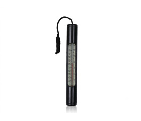 Zwarte zwembad thermometer 16cm