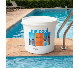 Melpool 55/G chloorshock 5 kg (granulaat)