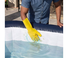 Reinigingshandschoen met Foam Pad