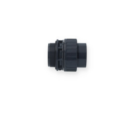 PVC 3/3 koppeling 50mm lijmverbinding X buitendraad 2'' met O-ring