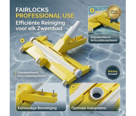 Fairlocks professionele handmatige bodemzuiger 